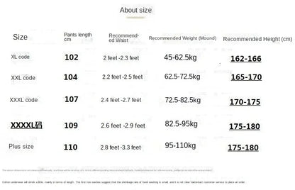 Men's Double-Sided Wool-Blend Thermal Trousers for Autumn/Winter