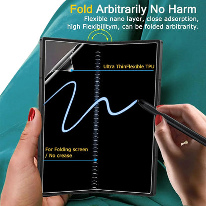 Flexible Hydrogel Film for Samsung Galaxy Z Fold 7 HD Clear