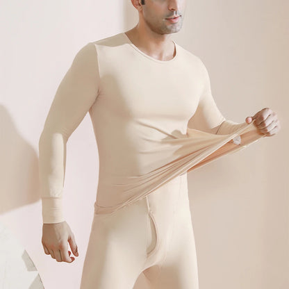 Long Johns Thermal Underwear Set for Men Fleece Lined Base