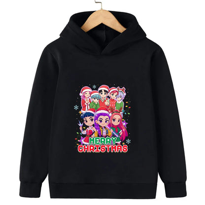 Merry Christmas! Witch Hunt Girls and boys hooded sweatshirts
