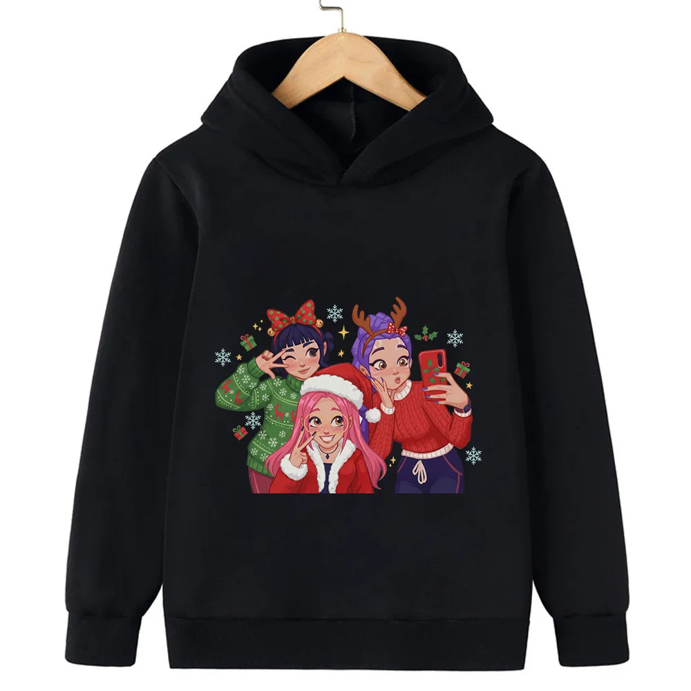 Merry Christmas! Witch Hunt Girls and boys hooded sweatshirts