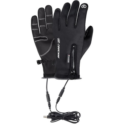 Heated Gloves Eletric Thermal Heat Gloves Winter Warm Skiing