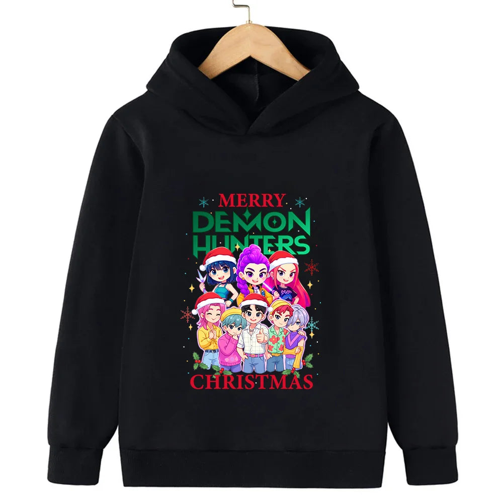 Merry Christmas! Witch Hunt Girls and boys hooded sweatshirts