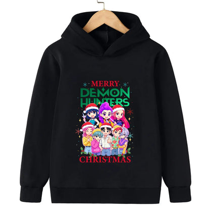 Merry Christmas! Witch Hunt Girls and boys hooded sweatshirts