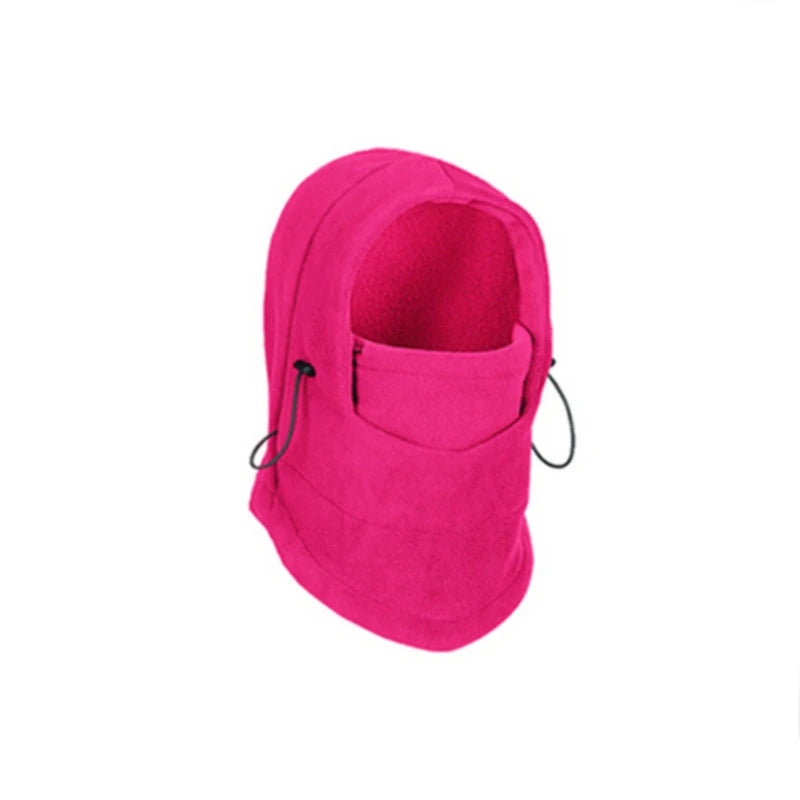 Winter Thermal Fleece Balaclava Men Hat Neck Warmer Hiking