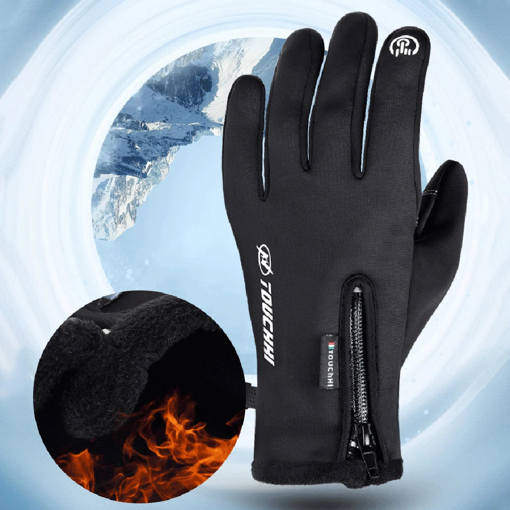 USB Touch Screen Gloves Heated Motorcycle Gloves Winter Skiing