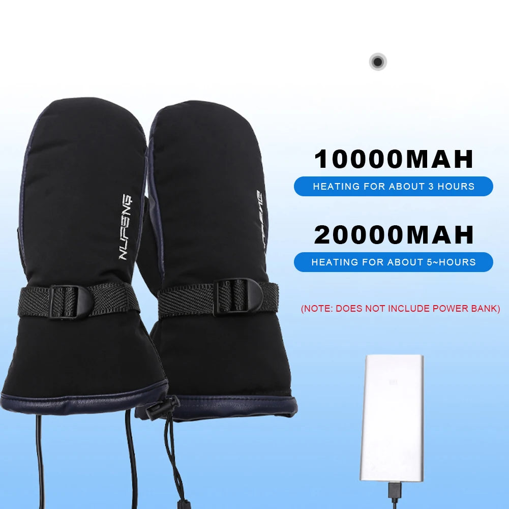 Electric Heating Gloves Men Women USB plug-in Electric Heated