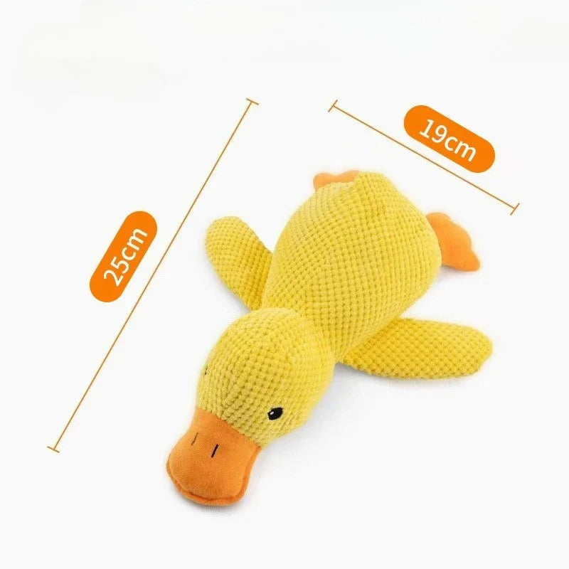Plush Companion Sleeping Duck Dog Toys for Small Large