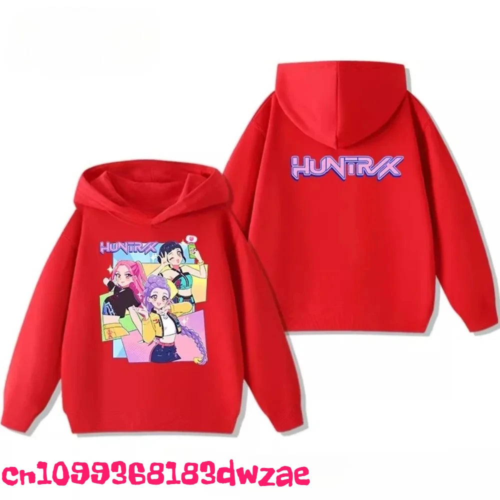 Korean Popular Kpop Demon Hunter Children's Sweatshirt Boys