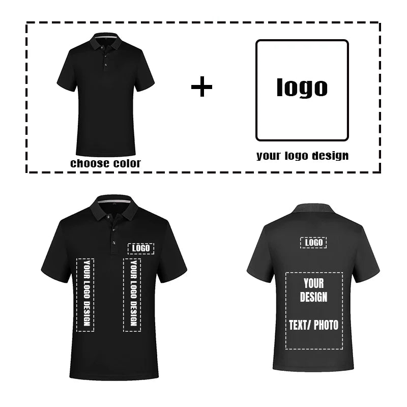High-End Customization POLO Shirt Quick-Drying Polo T Shirt For Men