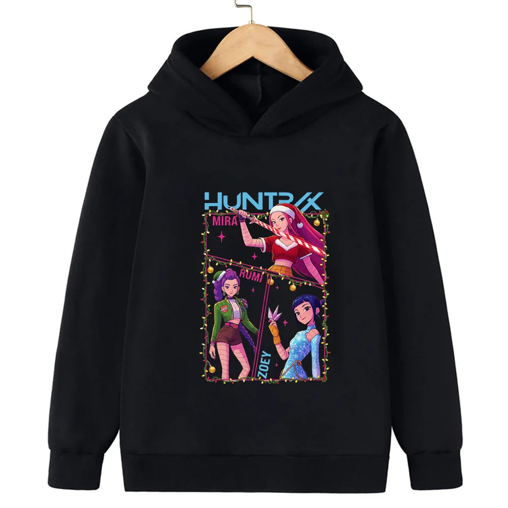 Merry Christmas! Witch Hunt Girls and boys hooded sweatshirts