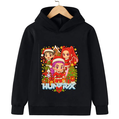Merry Christmas! Witch Hunt Girls and boys hooded sweatshirts
