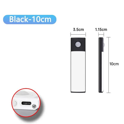 LED Cabinet Light USB Type-C Rechargeable Motion Sensor