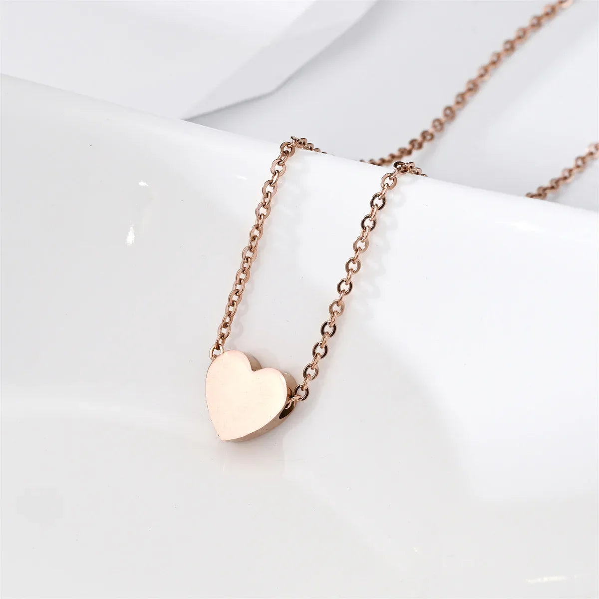 Stainless Steel Necklaces Heart Pendant Necklace For Women