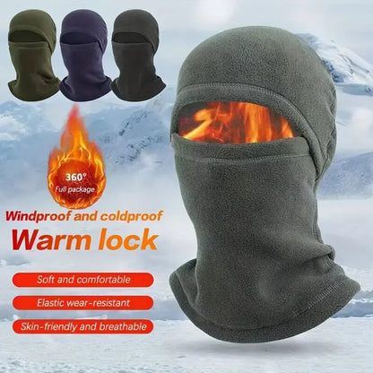 Winter Warm Outdoor Riding Full Face Mask Covers Balaclava Fleece