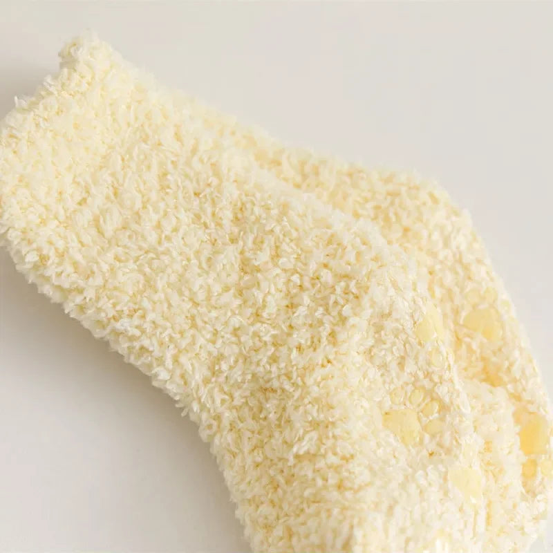 Winter Thick Newborn Socks Coral Fleece Warm Kids Leg Warmers