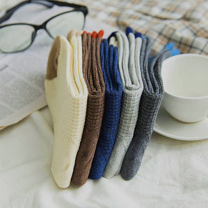 High-quality Harajuku Socks Men's mid-calf socks double-needle