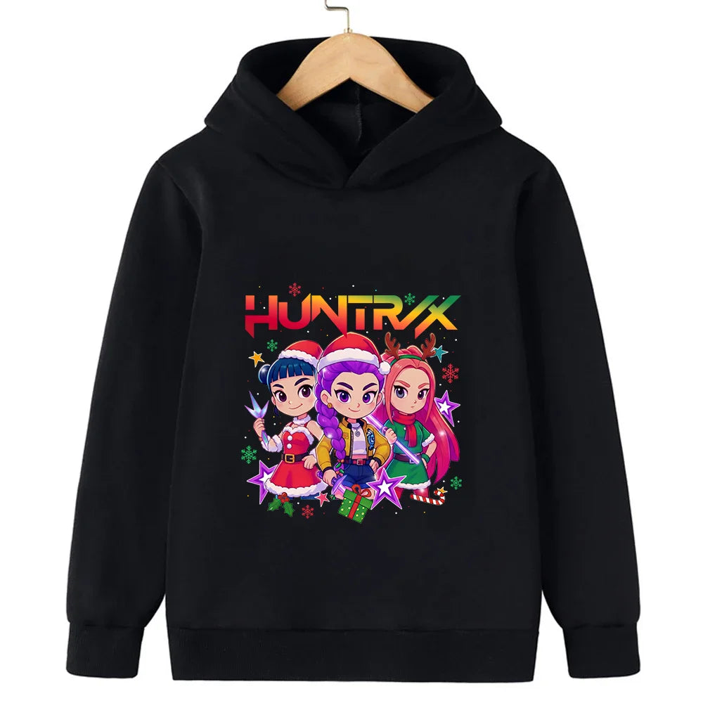 Merry Christmas! Witch Hunt Girls and boys hooded sweatshirts