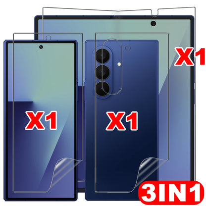 Flexible Hydrogel Film for Samsung Galaxy Z Fold 7 HD Clear