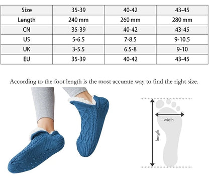 Thickened Thermal Women Mens Slipper Socks New Winter Warm