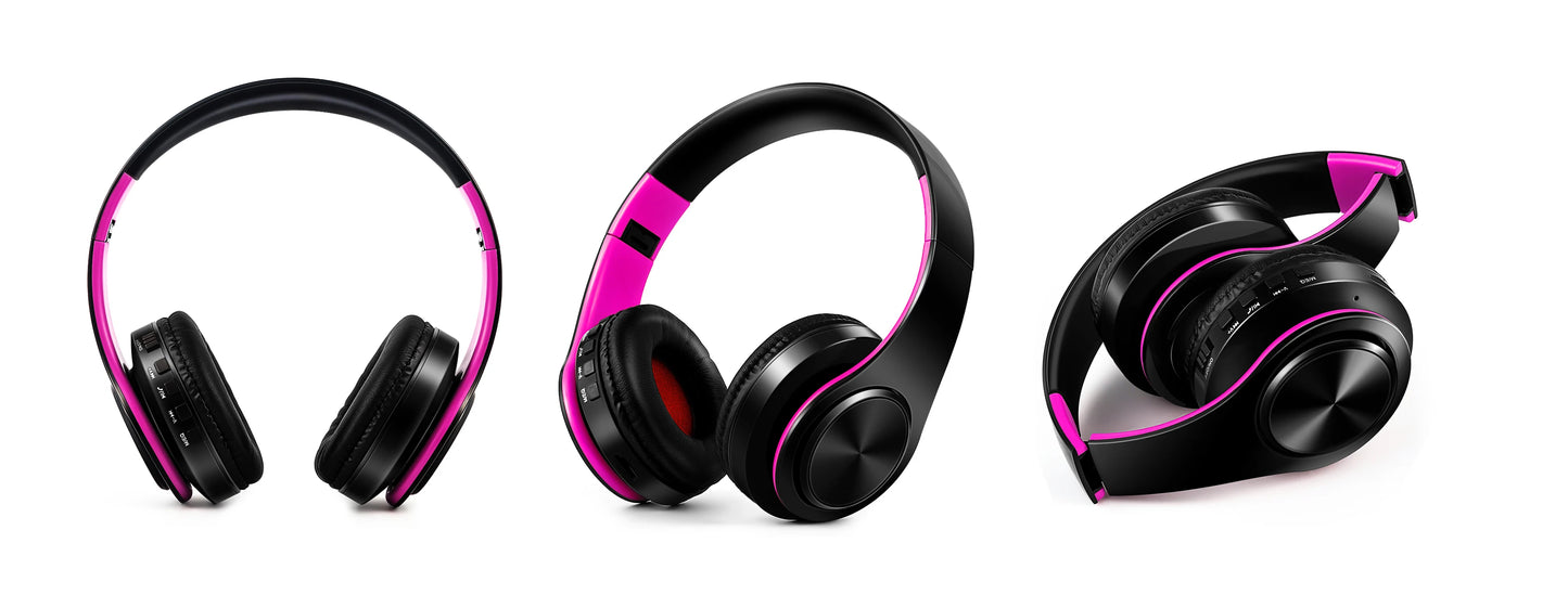 Men Gift Gold Wireless Headphones Bluetooth Earphone Stereo