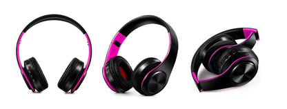 Men Gift Gold Wireless Headphones Bluetooth Earphone Stereo