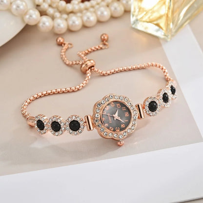 Elegant Rhinestone Bracelet Strap Women Watches Fashion