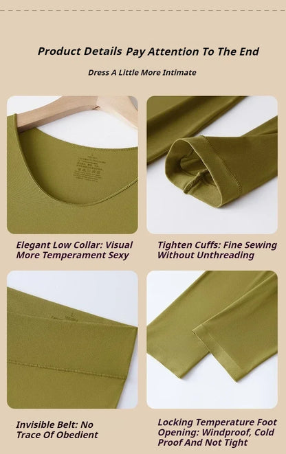 New Women's Thermal Underwear Set De Velvet Grinding