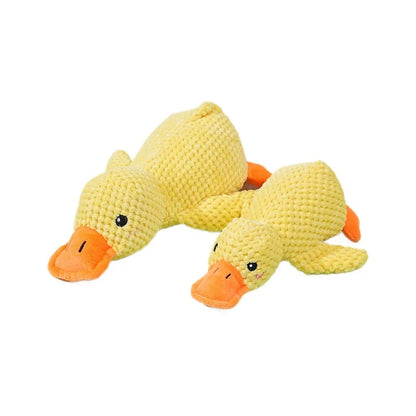 Plush Companion Sleeping Duck Dog Toys for Small Large