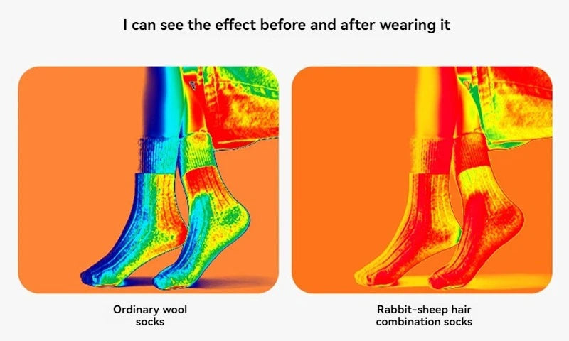 Socks Girl Wool Child Keep Warm Baby Girls Children's Winter