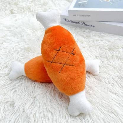 Plush Companion Sleeping Duck Dog Toys for Small Large