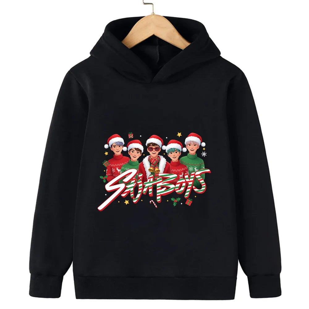 Merry Christmas! Witch Hunt Girls and boys hooded sweatshirts