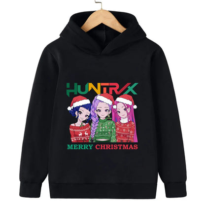 Merry Christmas! Witch Hunt Girls and boys hooded sweatshirts