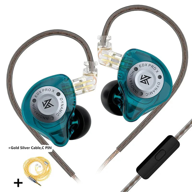 KZ EDX PRO X Dynamic Drive Earphone HIFI Bass Music Earbud Sport