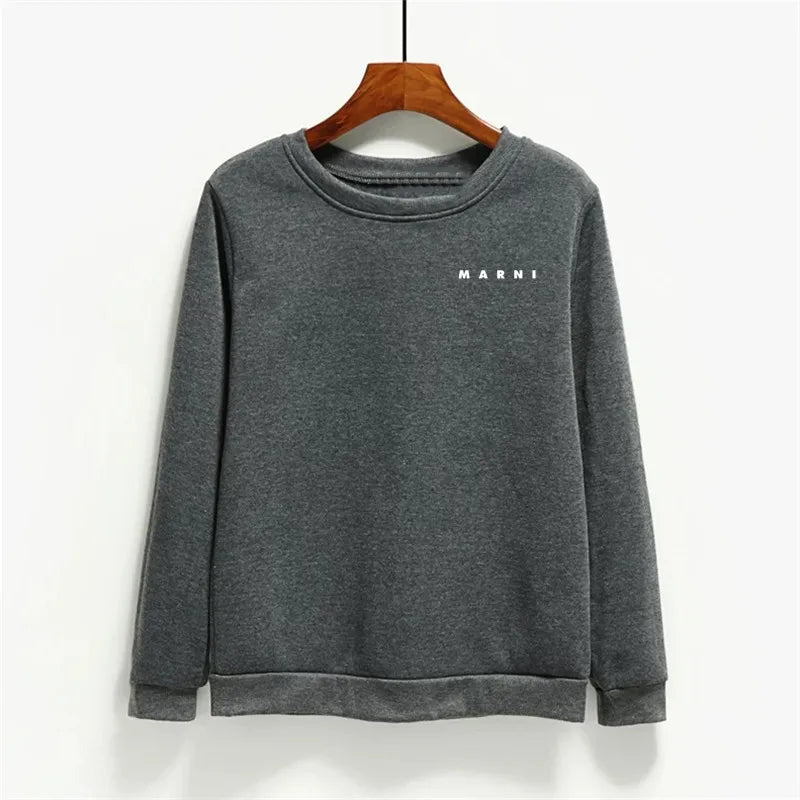 Get Off Work Happy Cat Prints Hoodies Women Winter Basics