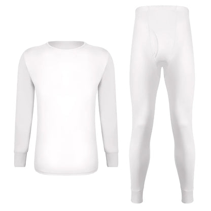 Long Johns Thermal Underwear Set for Men Fleece Lined Base