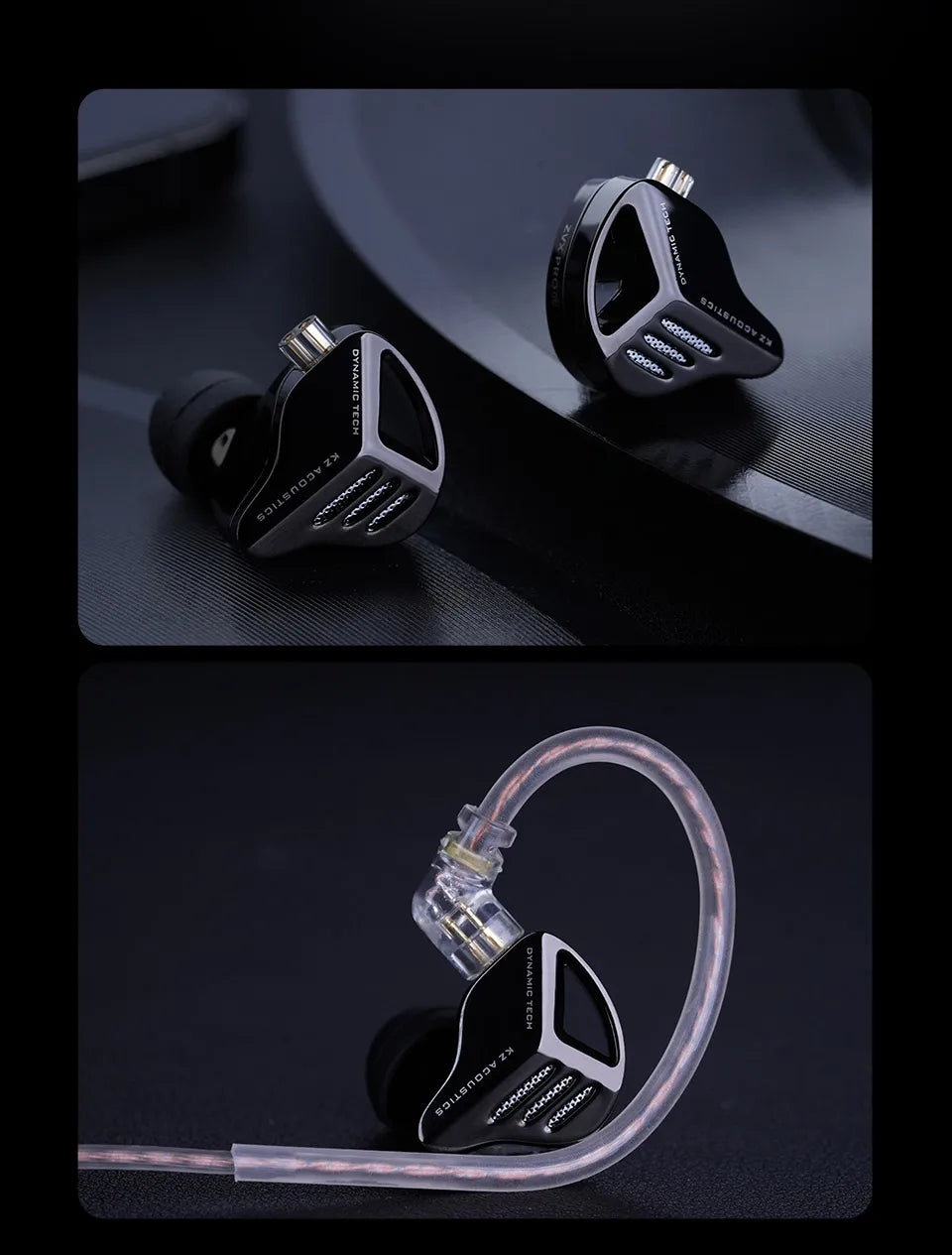 KZ ZVX Pro Earphones Dynamic HIFI Bass Earbuds in Ear Monitor