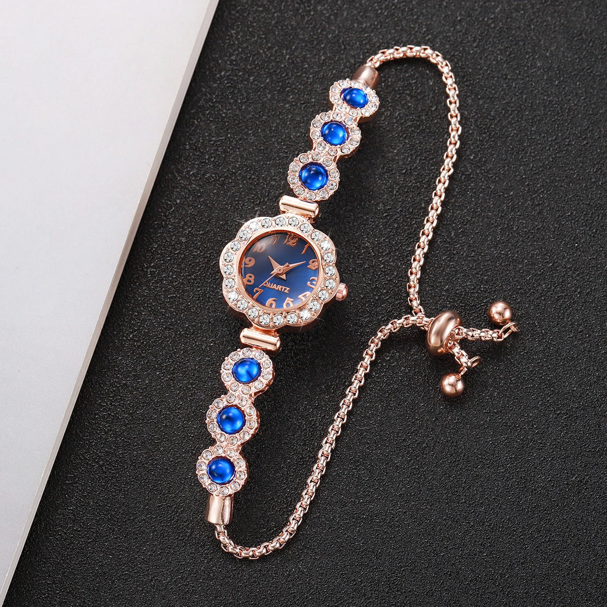 Elegant Rhinestone Bracelet Strap Women Watches Fashion