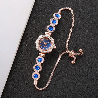 Elegant Rhinestone Bracelet Strap Women Watches Fashion