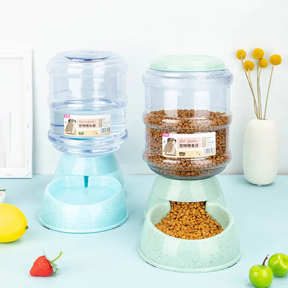 Large Capacity Pet Feeder Bowls Small Dog Food Bowl Automatic