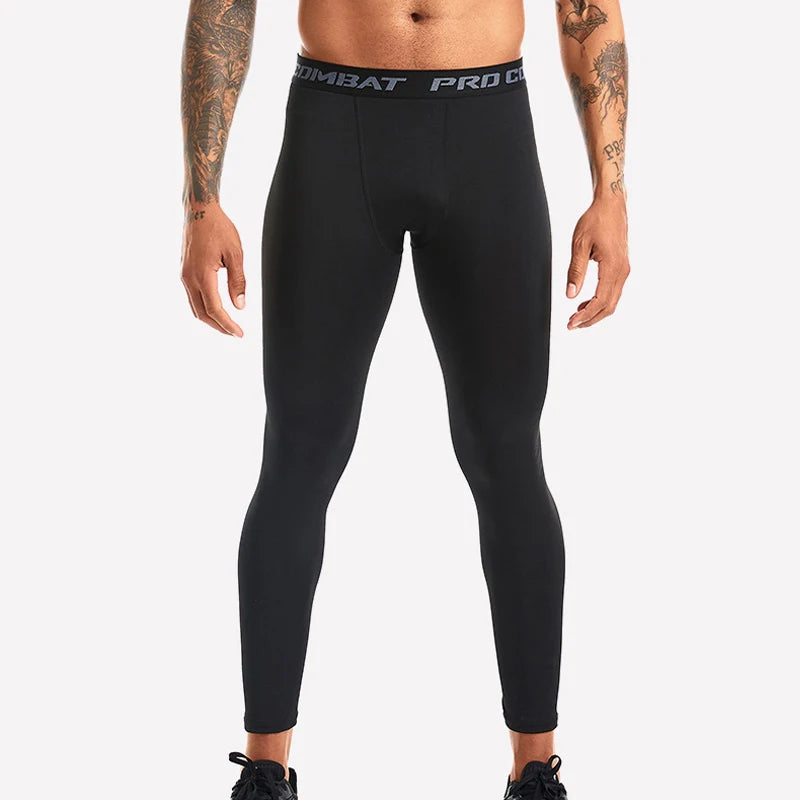 New Men's Tight Sports Pants Slim Pants Autumn And Winter