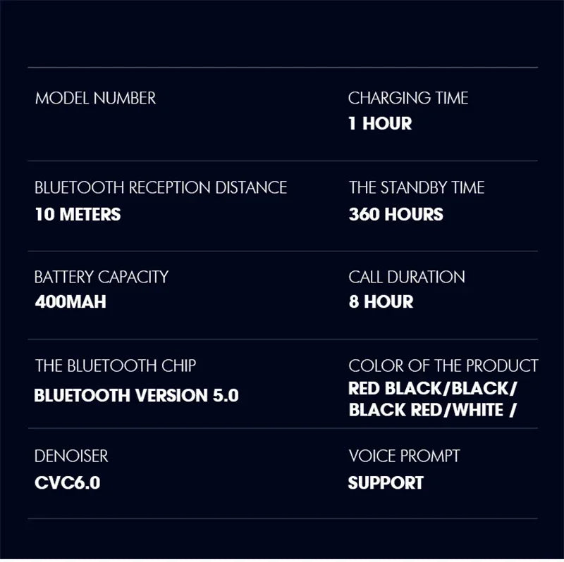 Foldable Bluetooth Headsets  Wireless Headphones With Mic Stereo