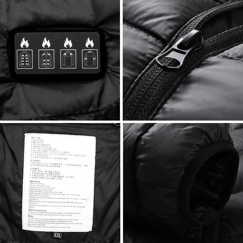 Areas Heated Jacket Men's Self Heating Jacket Winter Heated