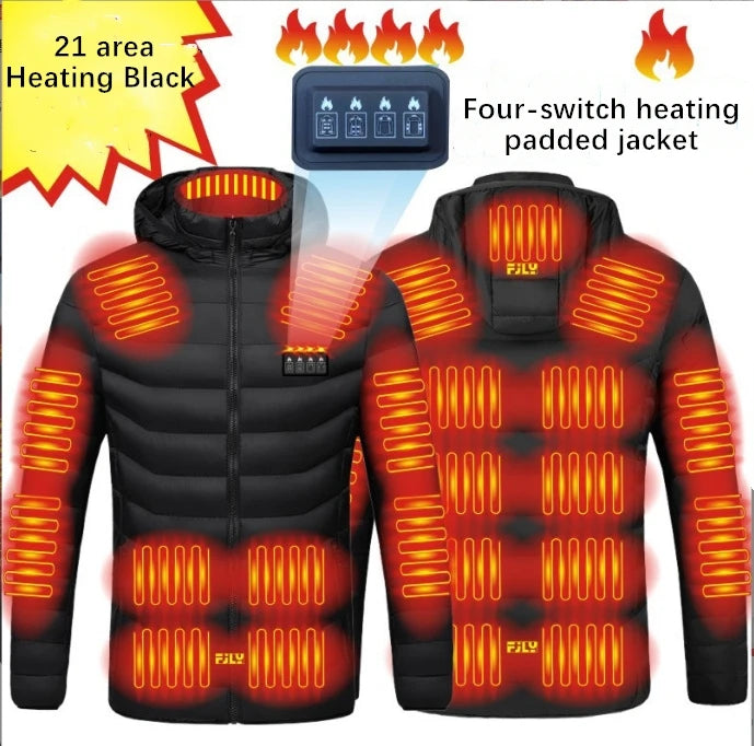 Areas Heated Jacket Men's Self Heating Jacket Winter Heated