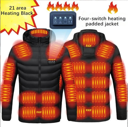 Areas Heated Jacket Men's Self Heating Jacket Winter Heated