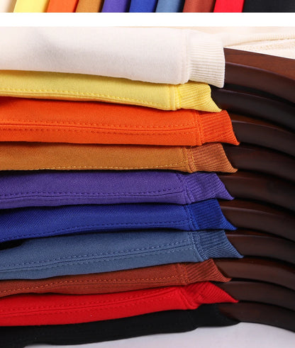 Candy Color Hoodie Loose 14 Solid Color Spring Autumn Winter