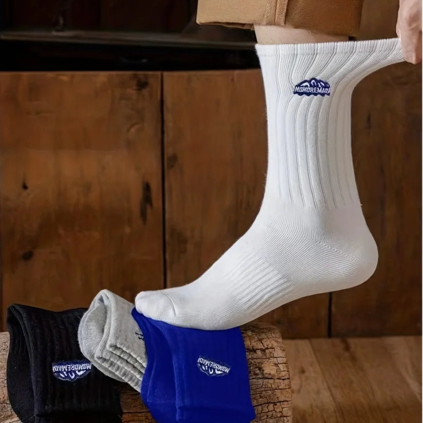 4 pairs of unisex socks with oil painting pattern  thin breathable