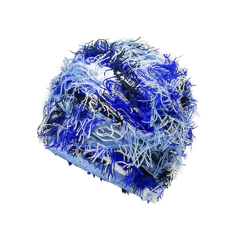 New Hip Hop Balaclava Distressed Knitted Caps Full Face Ski Mask