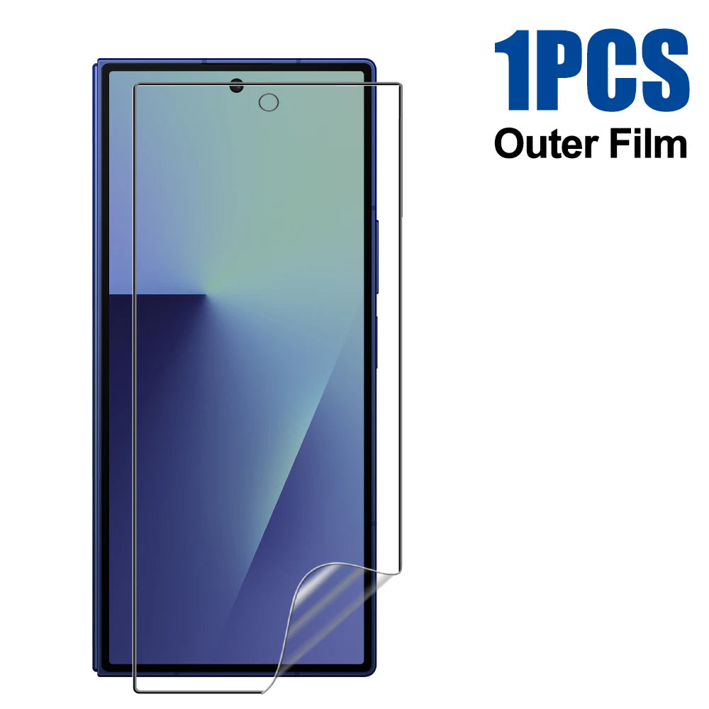Flexible Hydrogel Film for Samsung Galaxy Z Fold 7 HD Clear