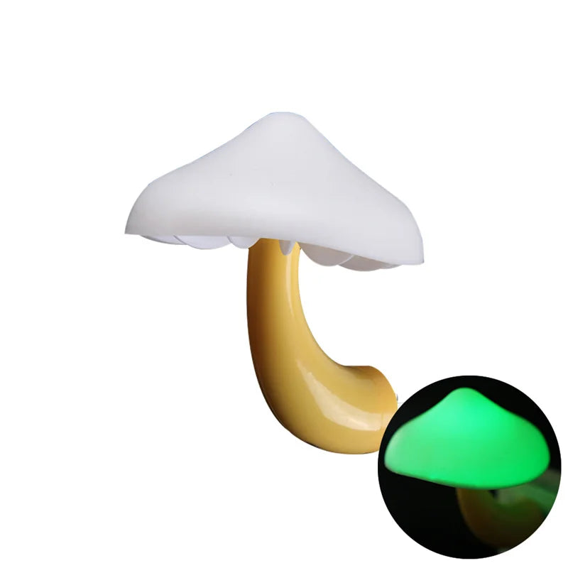 LED Night Lights Mushroom Shape Automatic Sensor Toilet